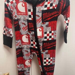 Carhartt Kids One Piece - Red, Black, and Gray